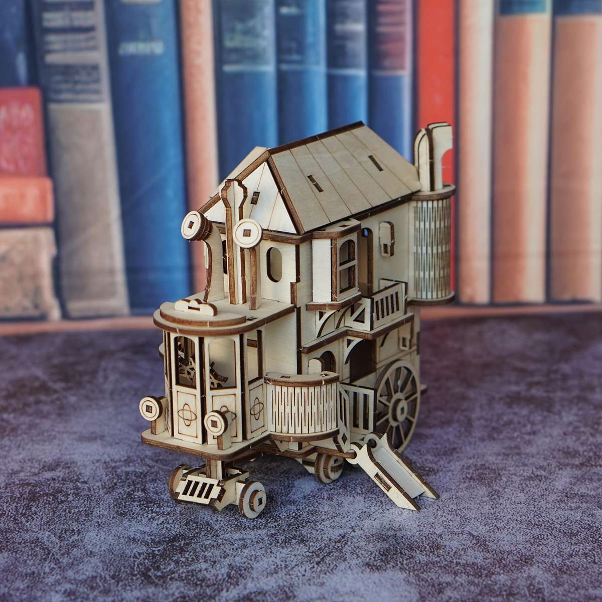 Building Toy Architectural Model Toy Set Color Yellow