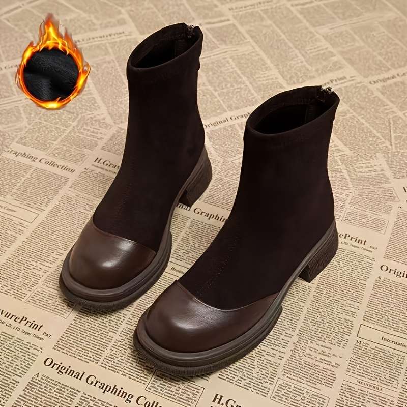 Women S High Heels Color Black Fleece Sizeuk 3.5
