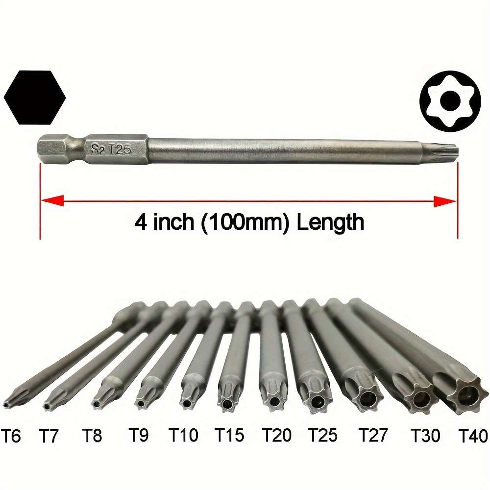 Screwdriver Bit Tool Set Size 100Mm 1s Set