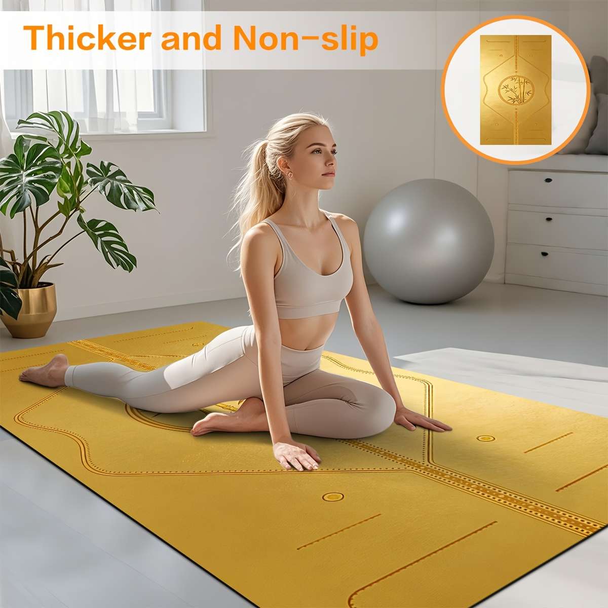 Yoga Mat 80*180Cm31.5*70.87In