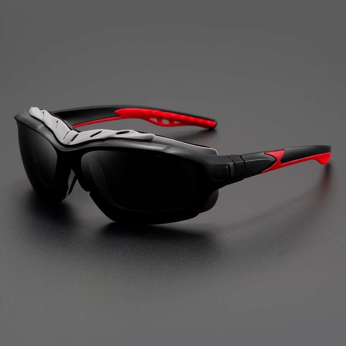 Cycling Glasses Color 2Pc Red Golden  White Orange
