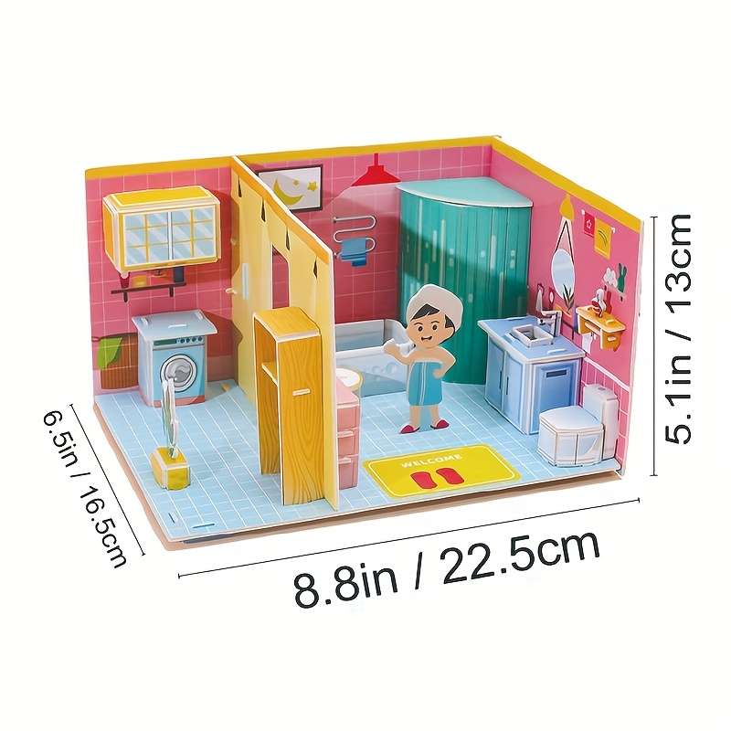 Building Toy Architectural Model Toy Set Style Christmas Dessert Shop