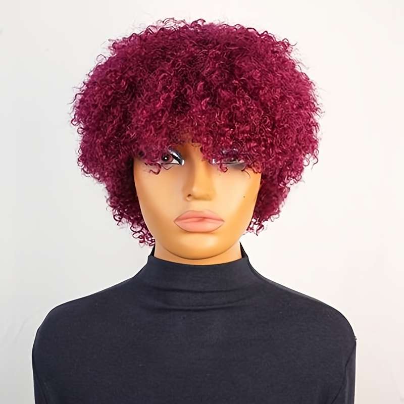 Golden Womens Wigs Hair Length 10.16Cm