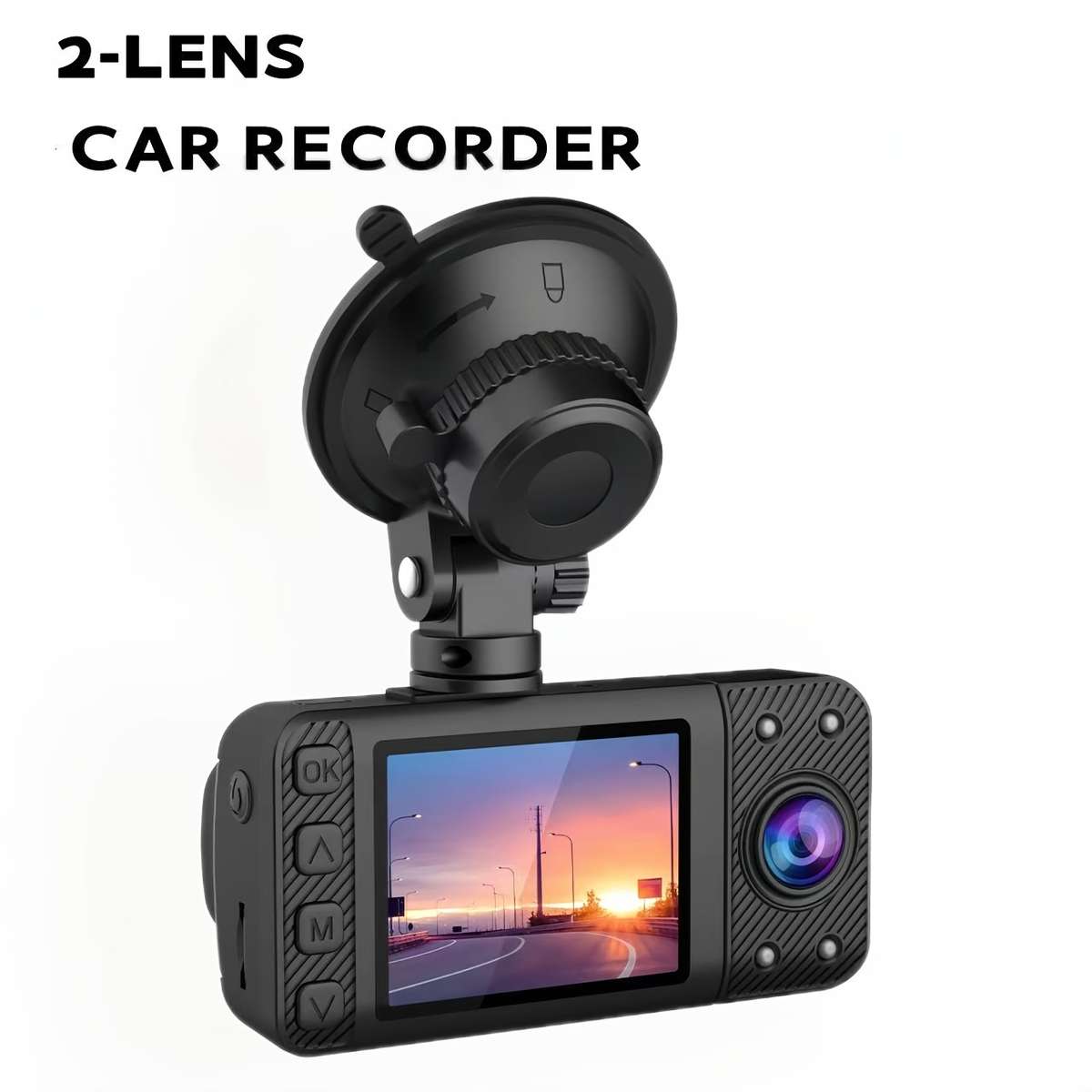 Dashcam Model 2 Lenses Without Card Itemsdriving Recorder