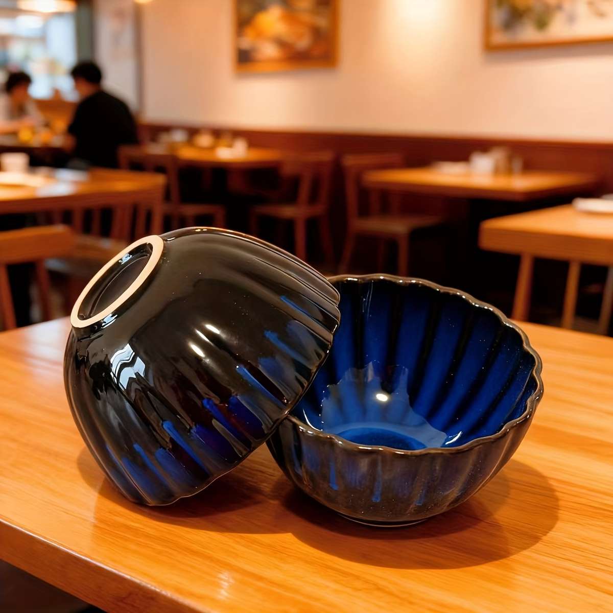 Bowl Color Upgraded Blue 6Inch Kiln Transformation Bowl