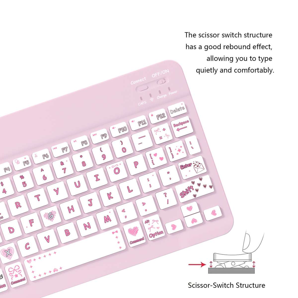 Keyboard Color pink