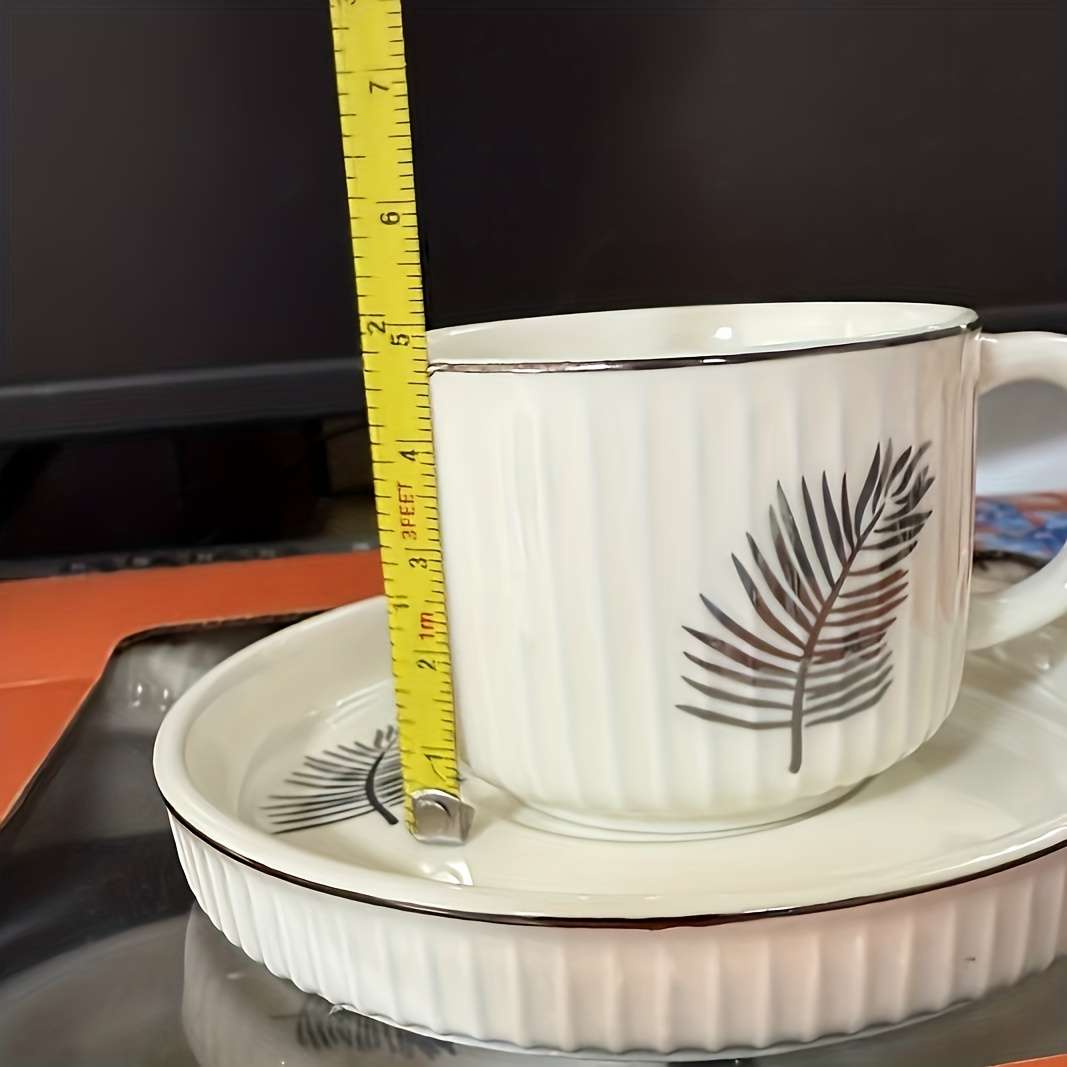 Water Cup Material Ceramics Quantity6 Coffee Cups And 6 Saucers