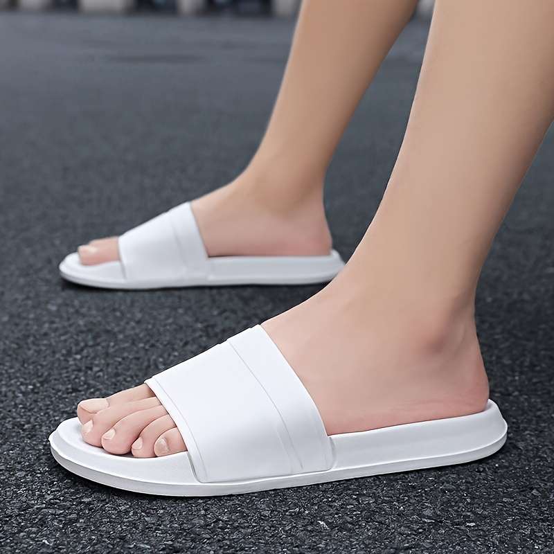 Men Slippers Summer Style Black Size Uk 3.5 To 4