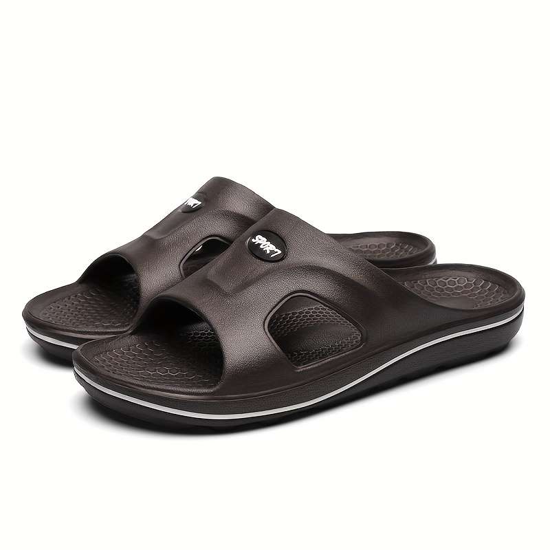 Men Slippers Summer Style Grey Size Uk 7