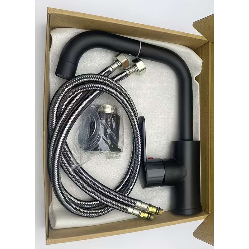 Faucet Black  Includes 2 60Cm Tubes