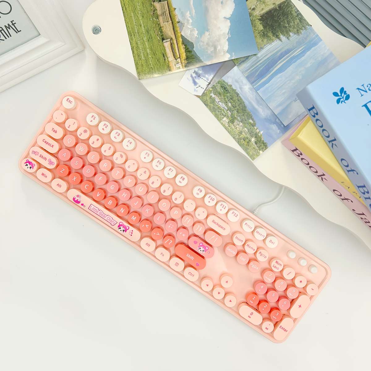 Keyboard Color Purple Mix