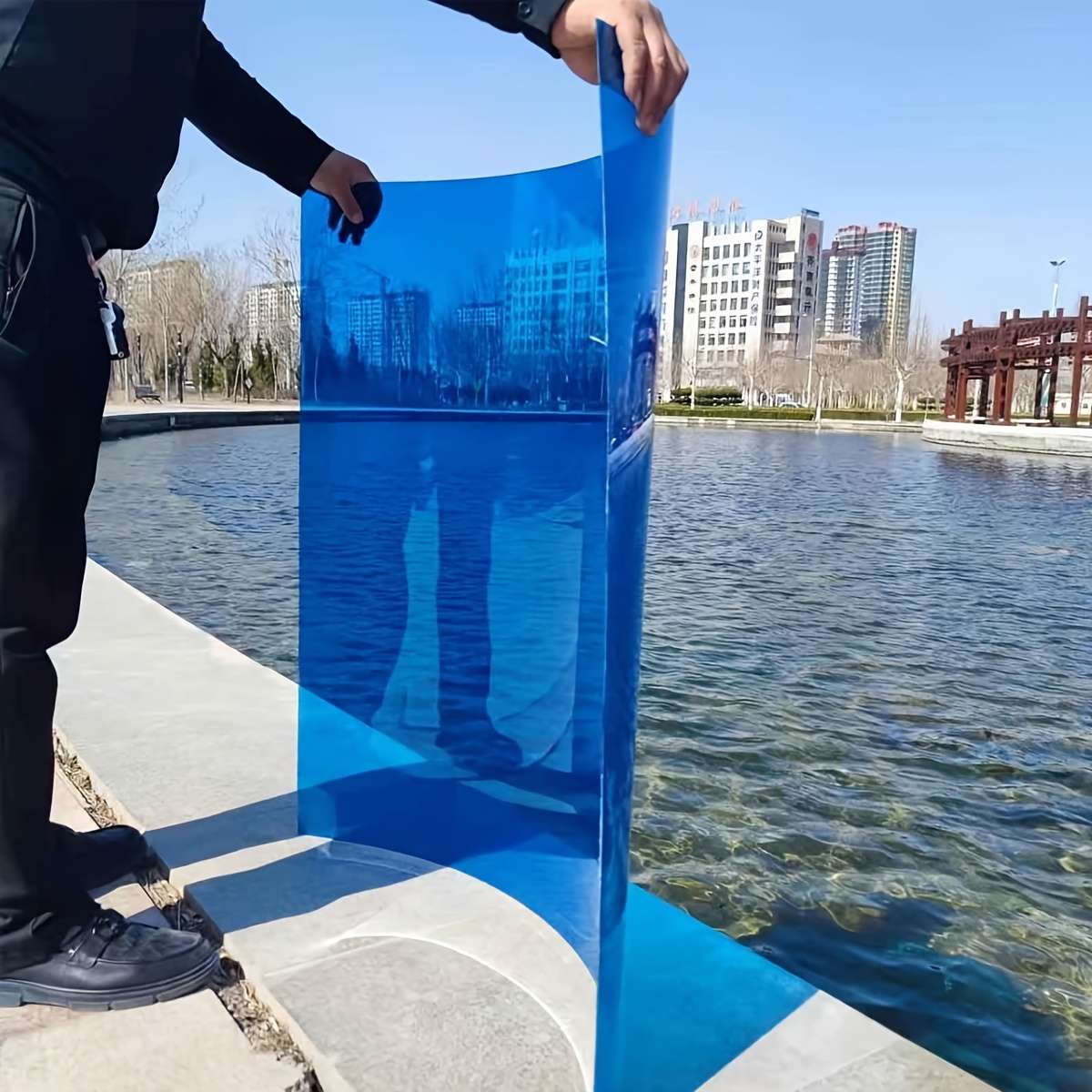 2pcs Professional Durable Multi Functional Durable Transparent Blue
