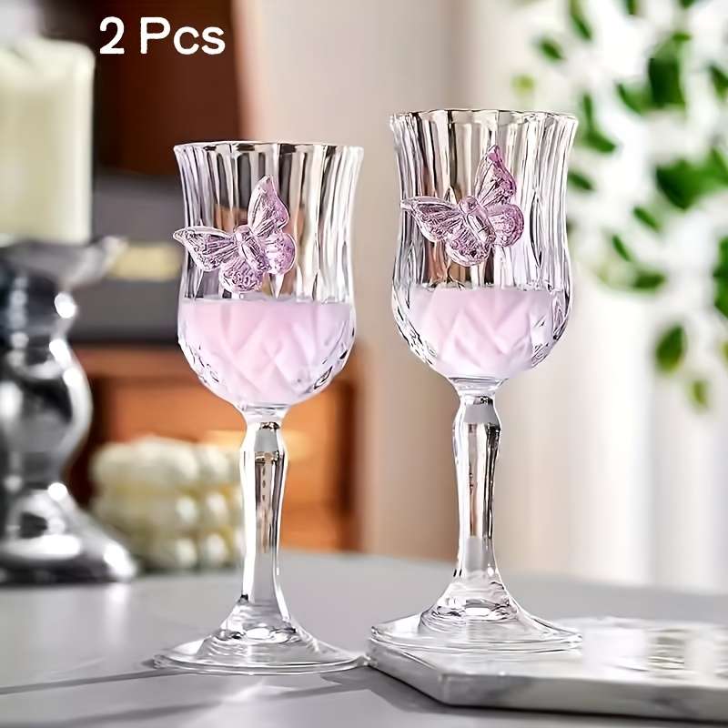 Wedding Supplies Style Butterfly And Vertical Stripes Quantity 2Pcs