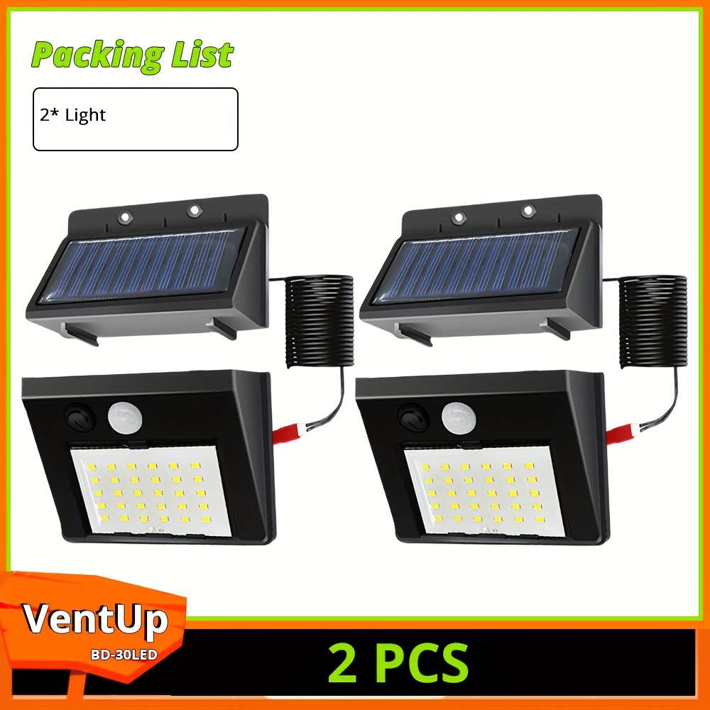 2pcs Outdoor Solar Light