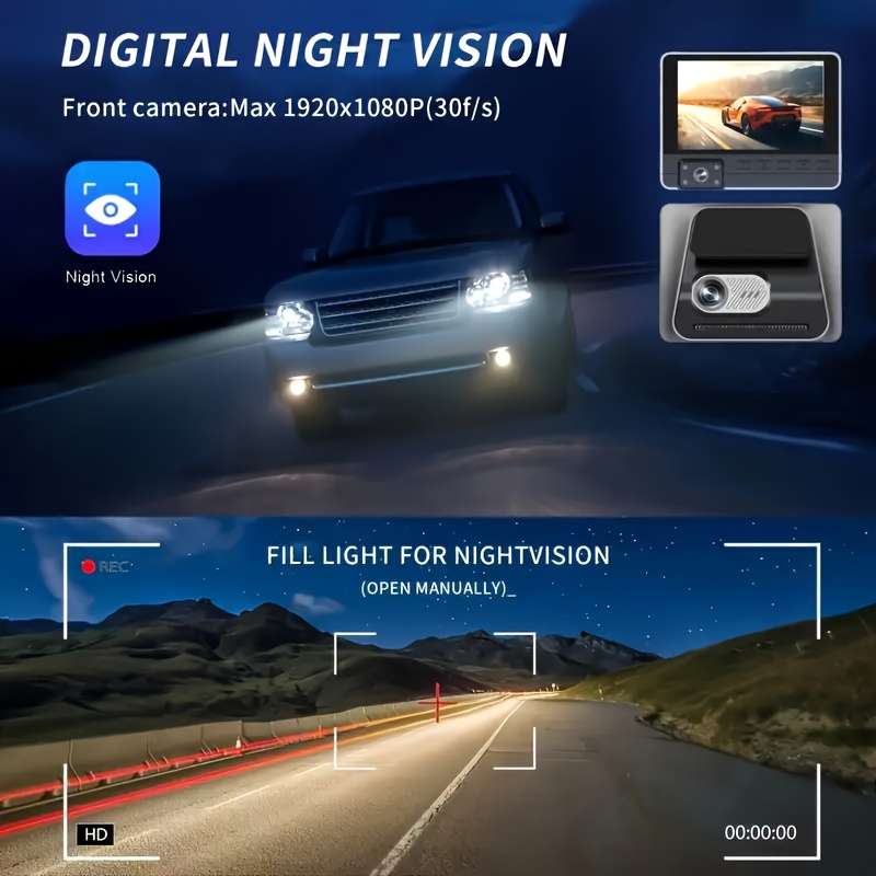 Dashcam Model 2 Front Internal Cameras 64Gb Memory Card