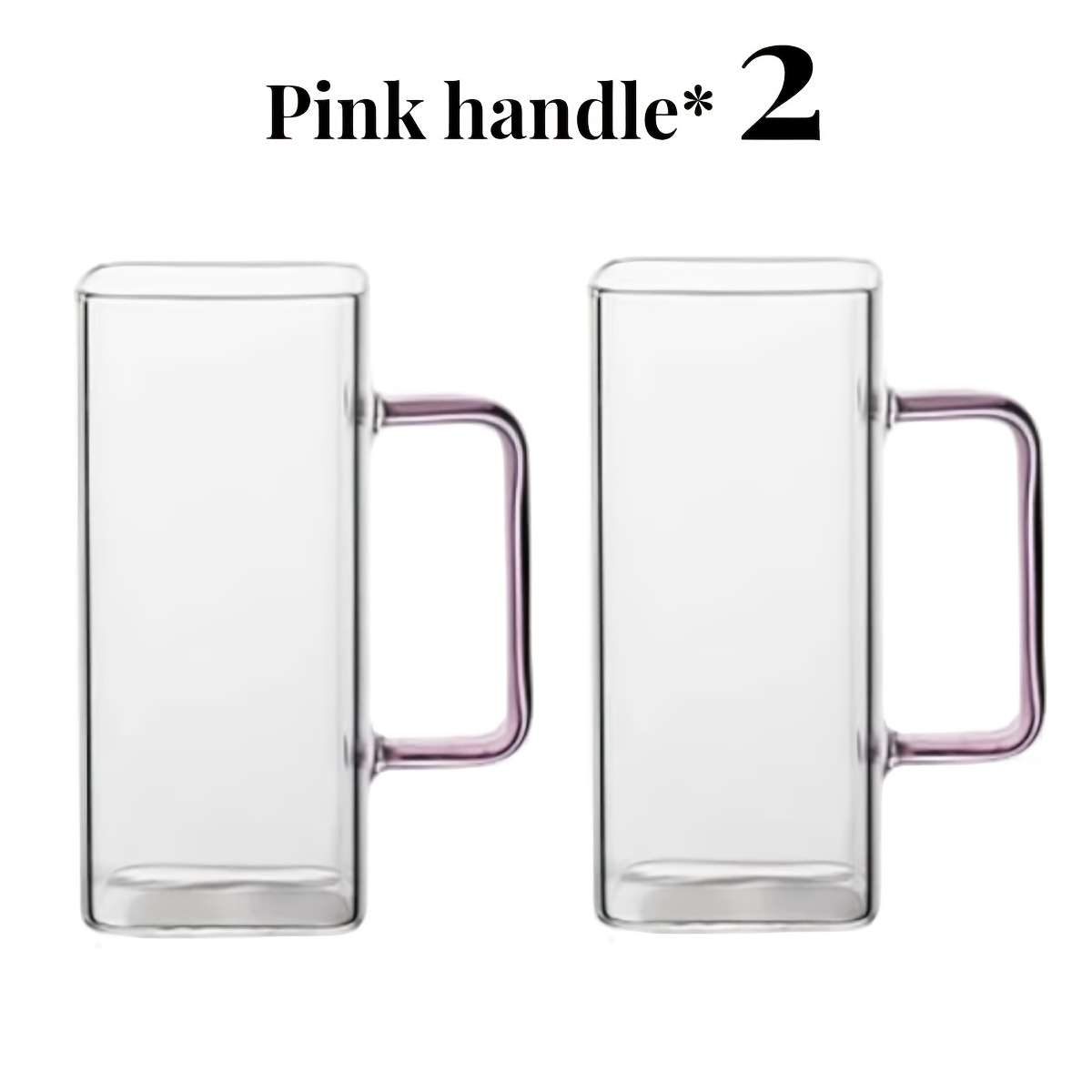 Water Cup Color Green Handle Quantity4