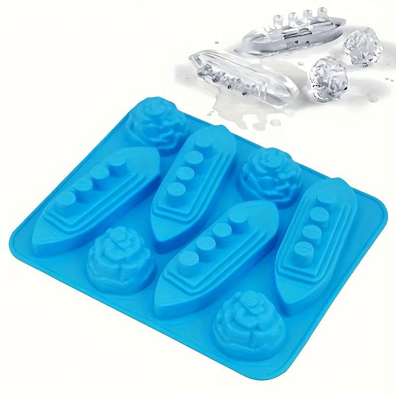 Crystalclear Leakproof Foodgrade Easyrelease Titanic Ice Cube Tray For Whiskey