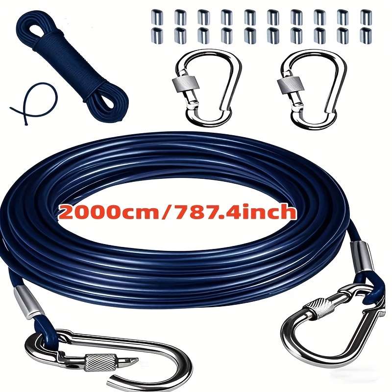 Dog Leash Model 5 Meters Of Rope With 20 Buckles And 2 Hooks