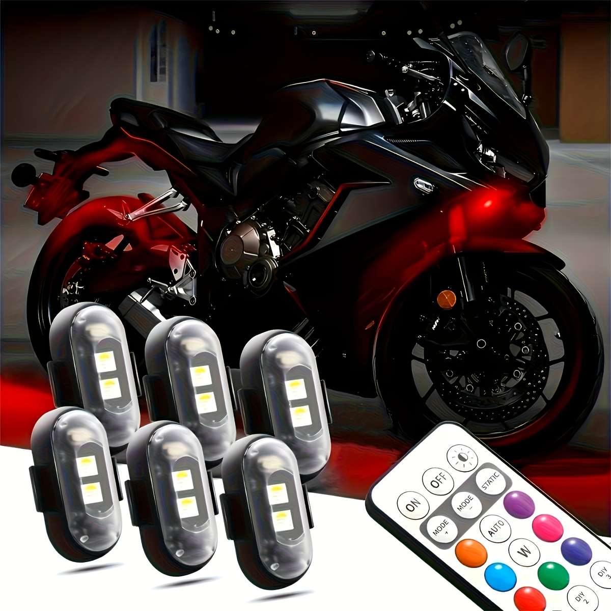 Car Lights Model 2 Lights 1 Remote Control