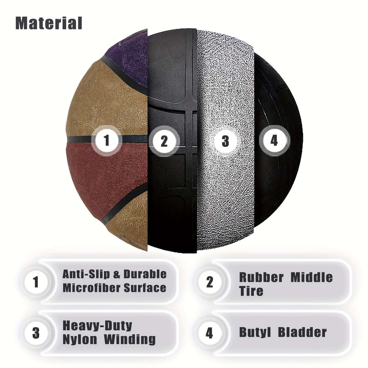 Basketball Color Khtb7M60 Tricolor