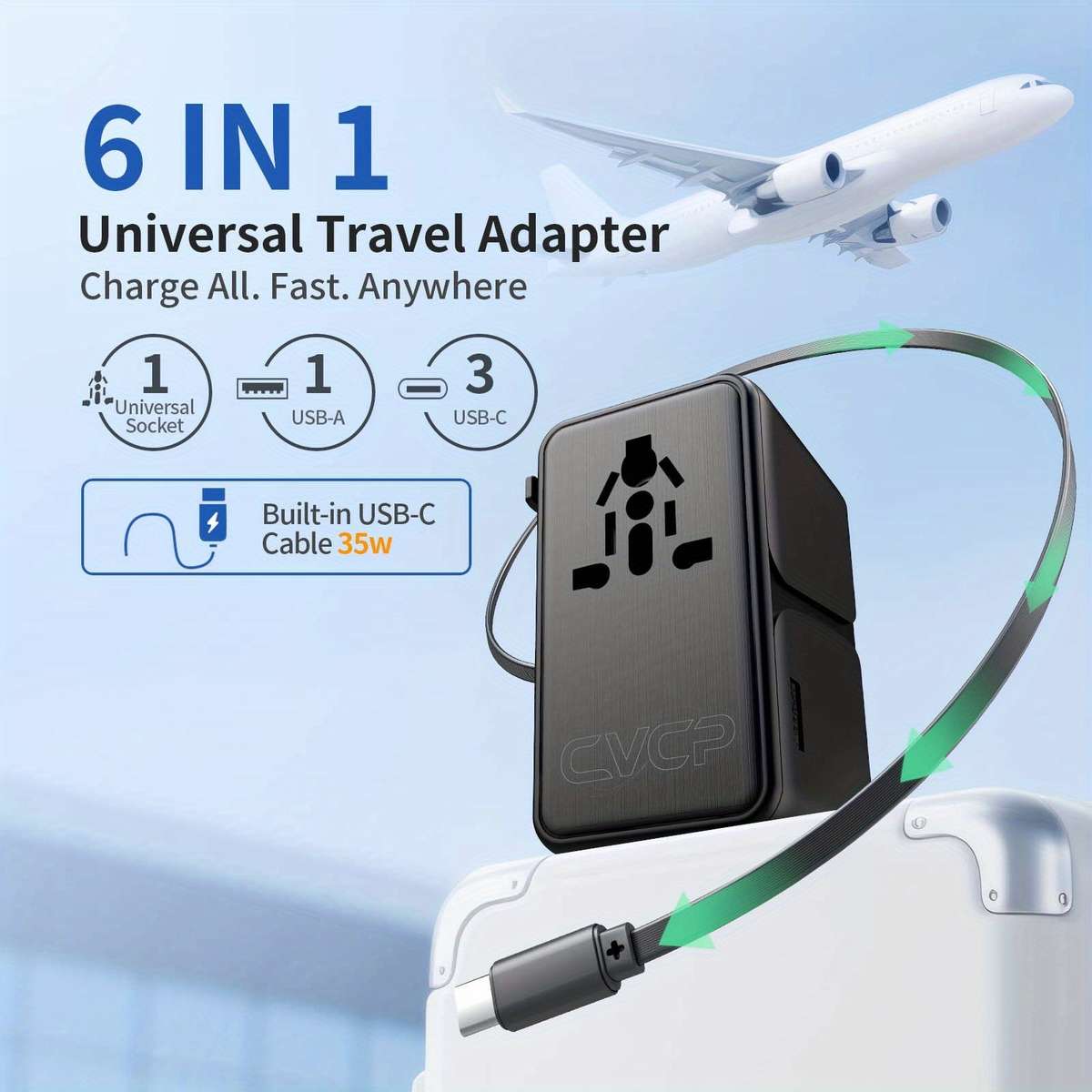 Reliable Voltage Portable Power Adapter With Usb Fast Charging For Off-Grid