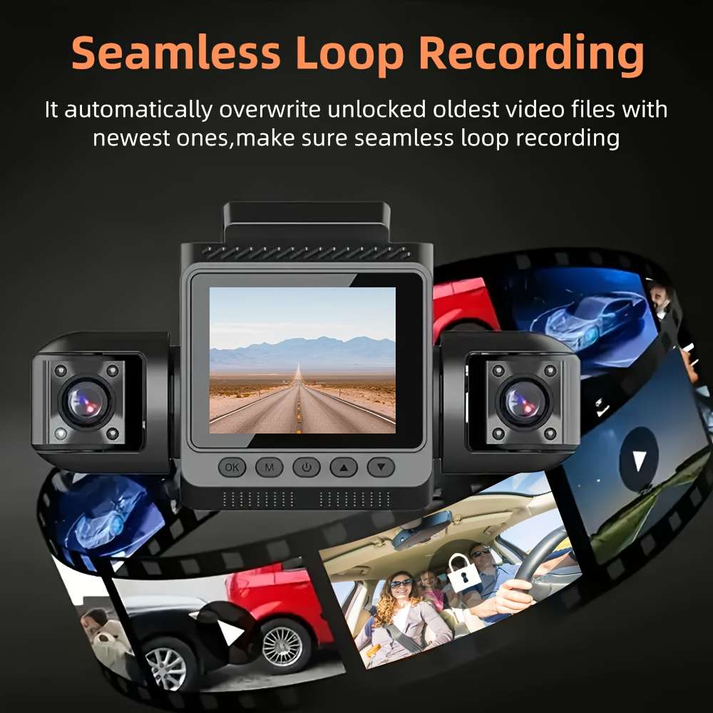 Dashcam Style Four Lenses Without Card