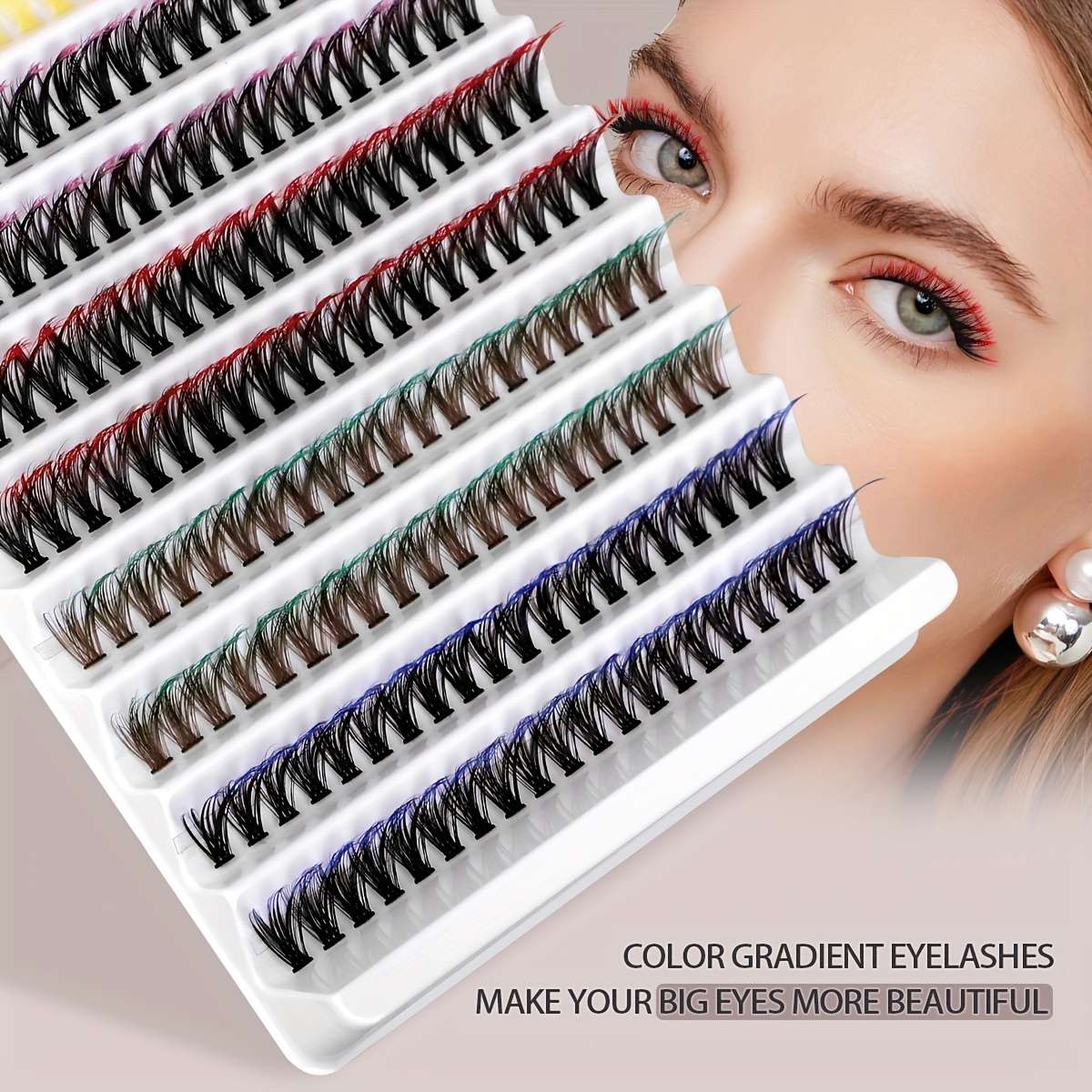 200 Clusters Handmade False Eyelashes Model Vbs 022