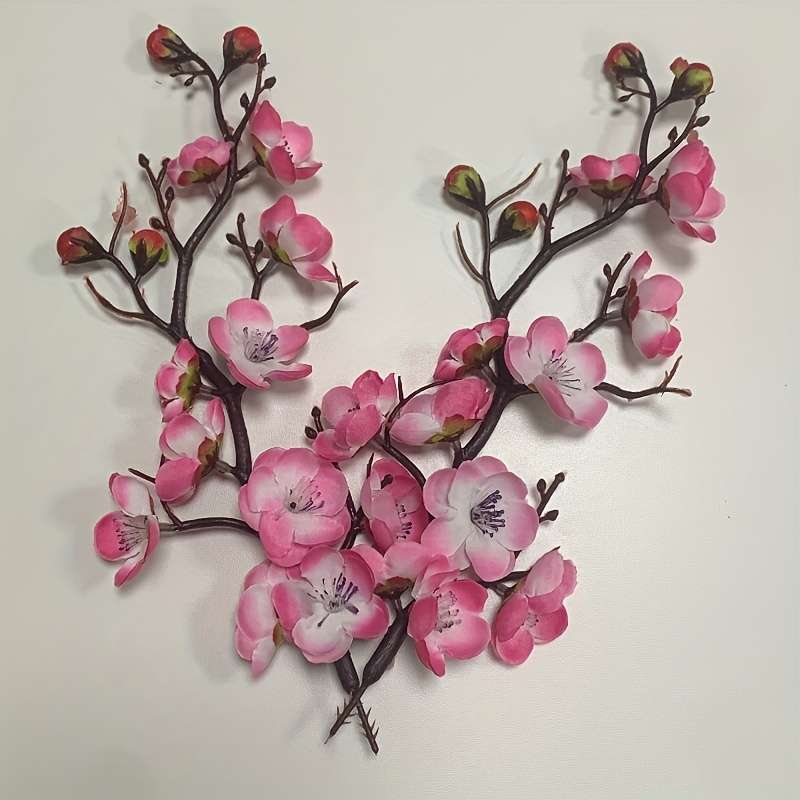Simulated Flower Color 2 Pieces Pink
