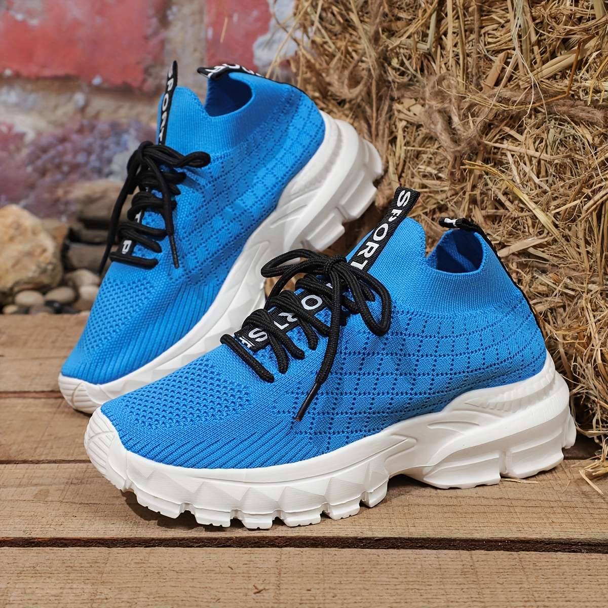 Women S Sneakers Color Blue Sizeuk 8