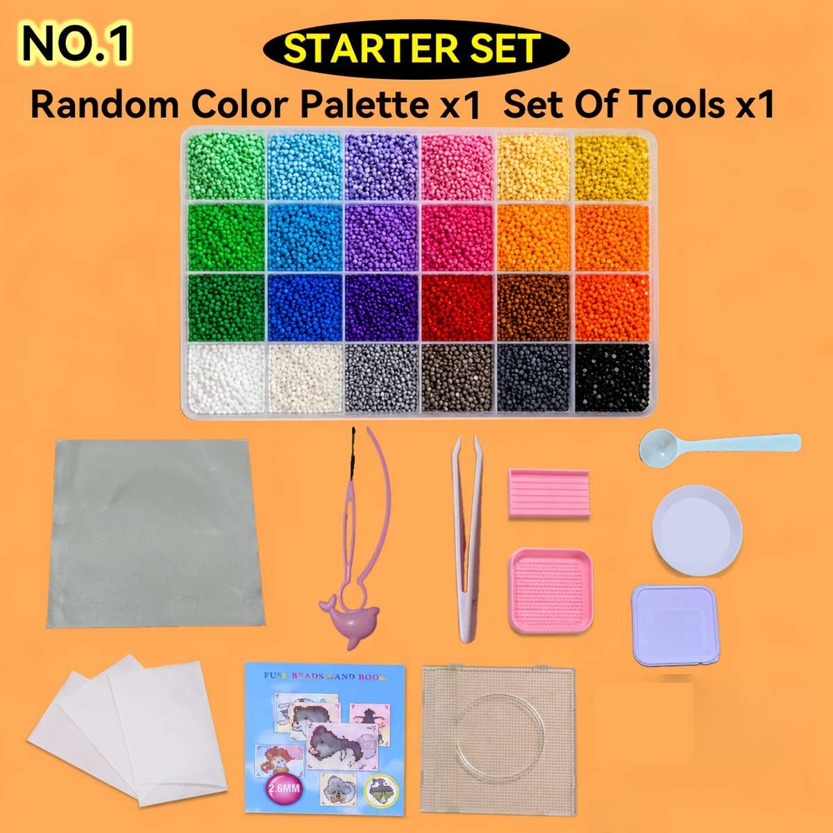 Perler Bead Set No.1234C  Tool Set 52000Pcs