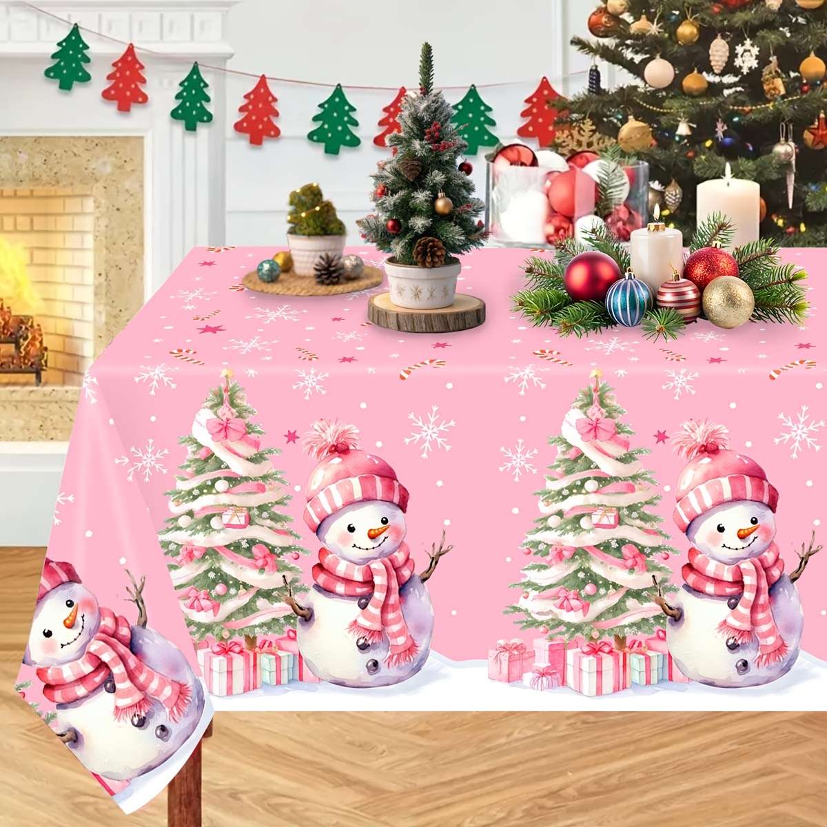 Christmas Tablecloth Quantity 2Pcs