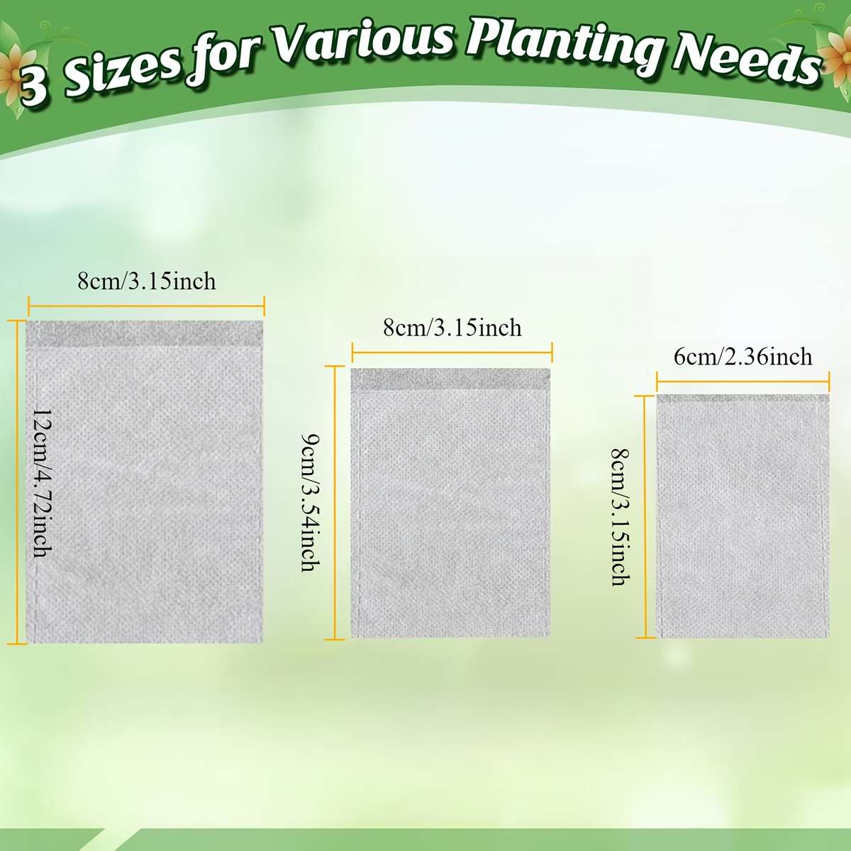 Garden Supplies Quantity 400Pcs8Cm 12Cm