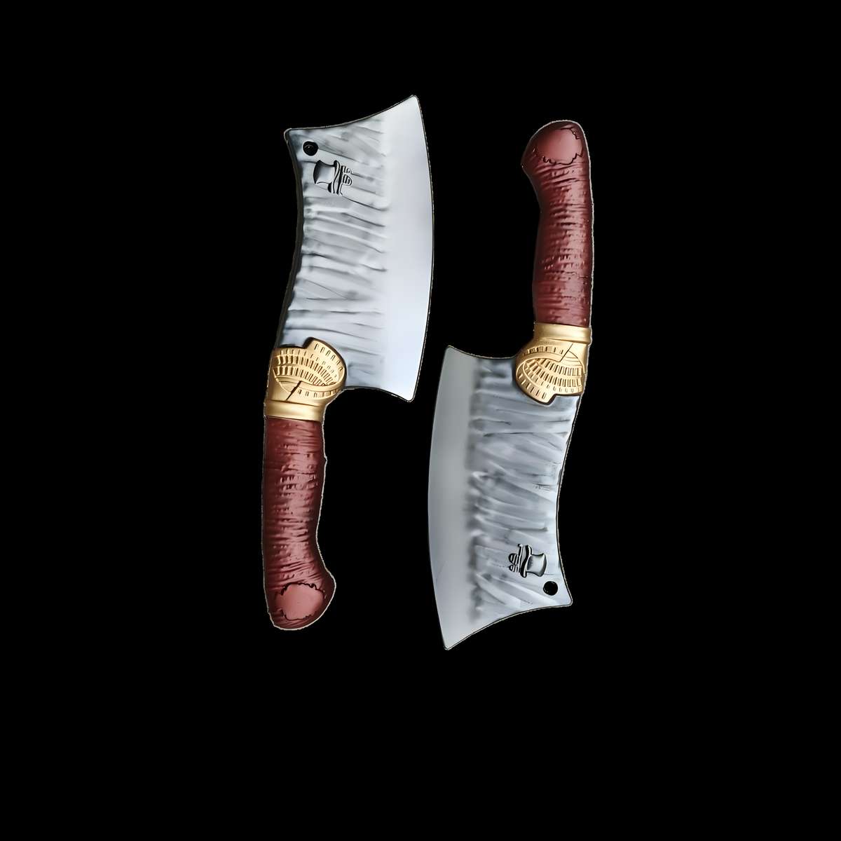 Toy Weapons Color Polychrome Style 2Pcs Kitchen Knife