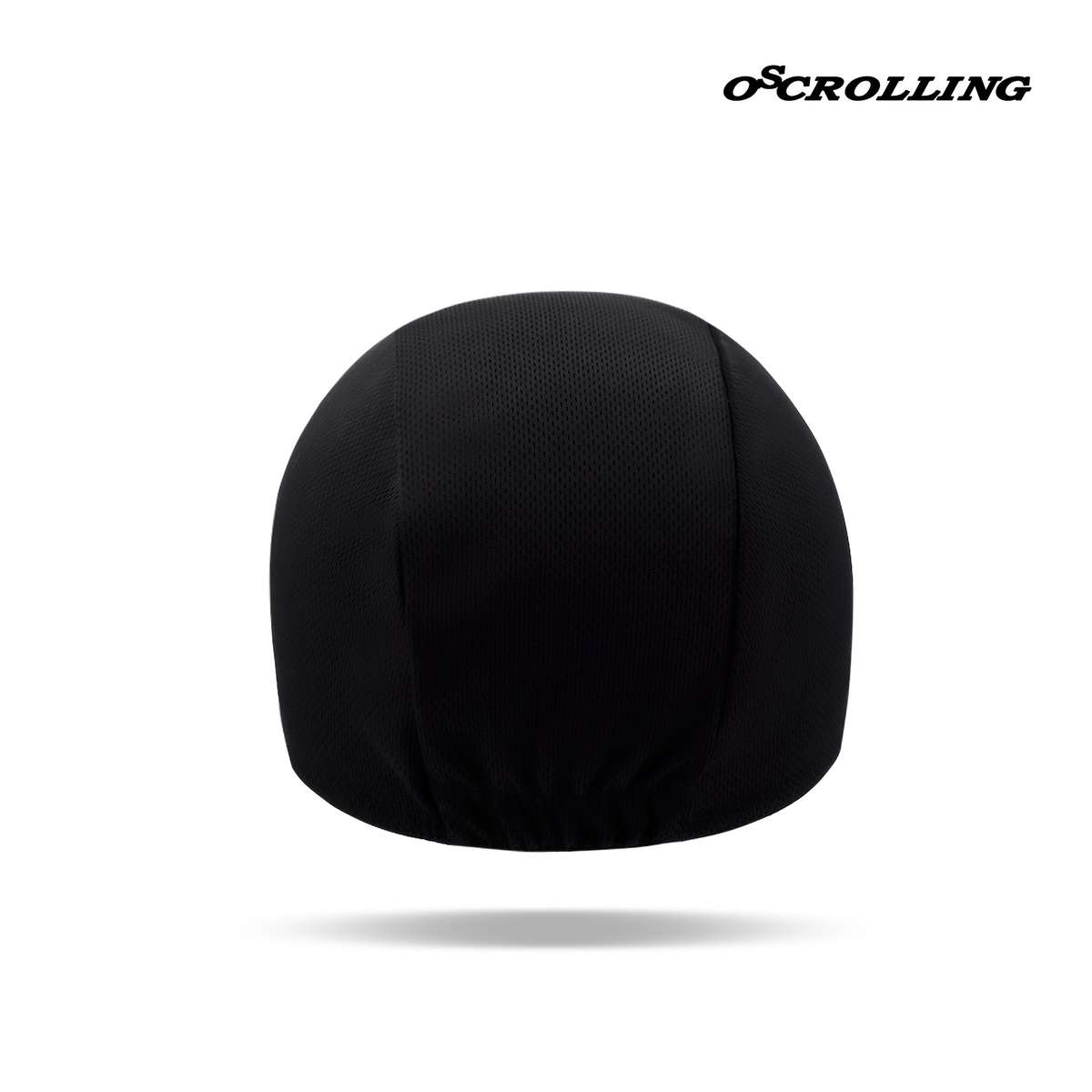 Breathable Cycling Cap With Funny Facial Expression Black White Polyester Hand Washable