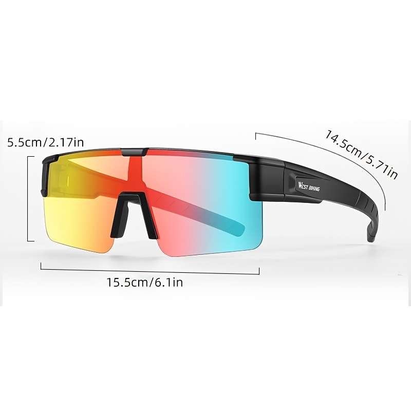 Cycling Glasses Color White
