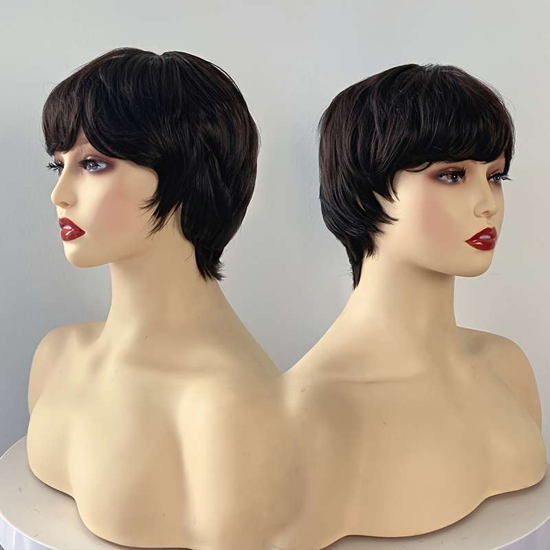 Beige Womens Wigs Hair Length 10.16Cm