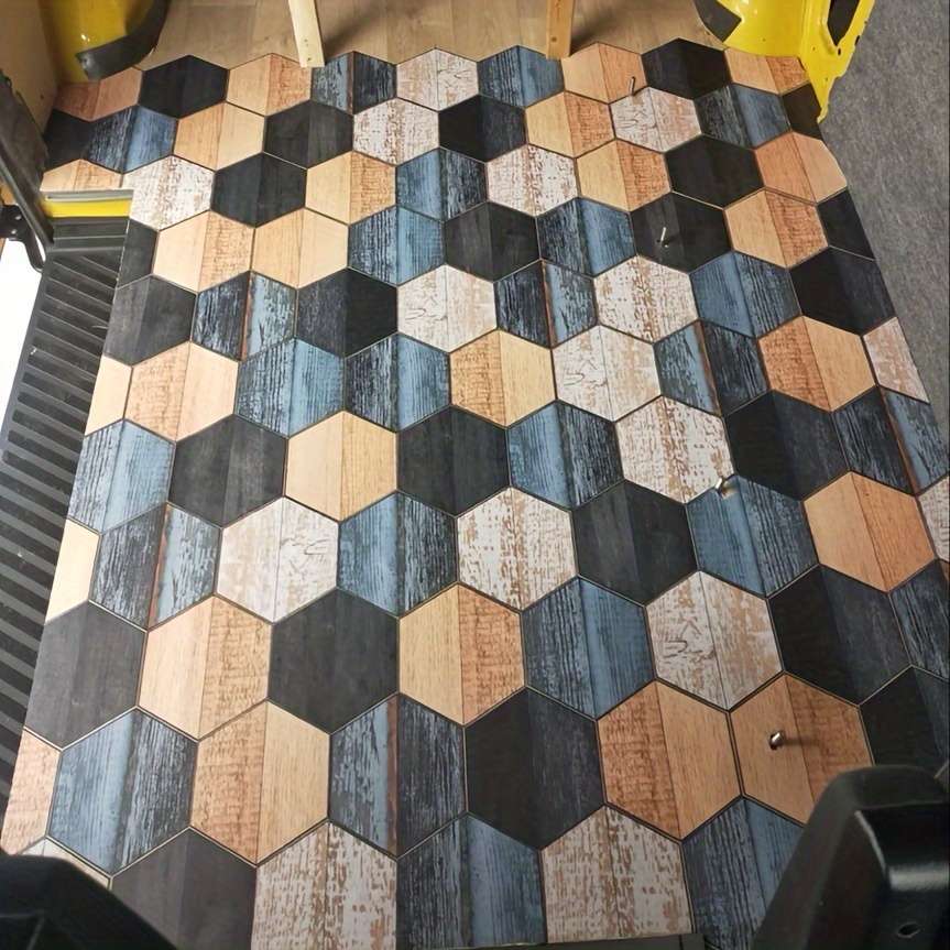 Self Adhesive Floor Stickers E 23.01X19.99Cm