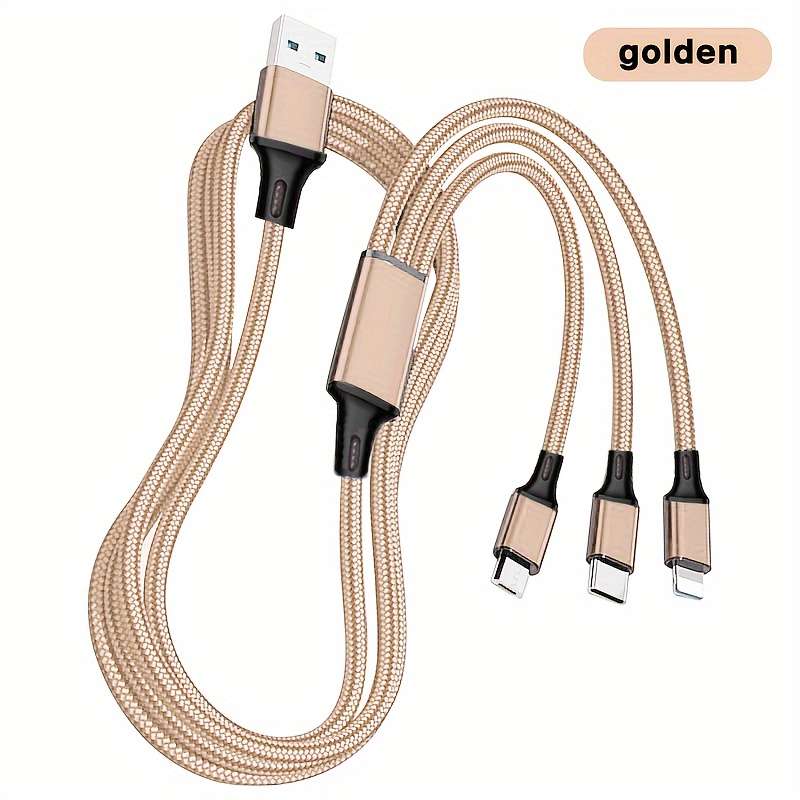 Charging Cable Color Black  Size1.2M 3.92Ft 47.24Inch
