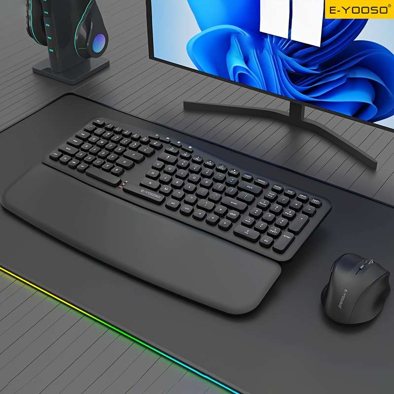Advanced Abs Finish For Business Travel Yooso Wireless Keyboard And Mouse Set