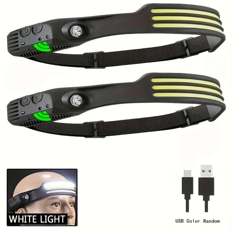 Portable Lamp Quantity Headlightx3 Add Usbx3