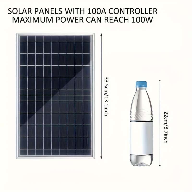 Solar Panel Model 2Pcs Solar Panel Add Controller