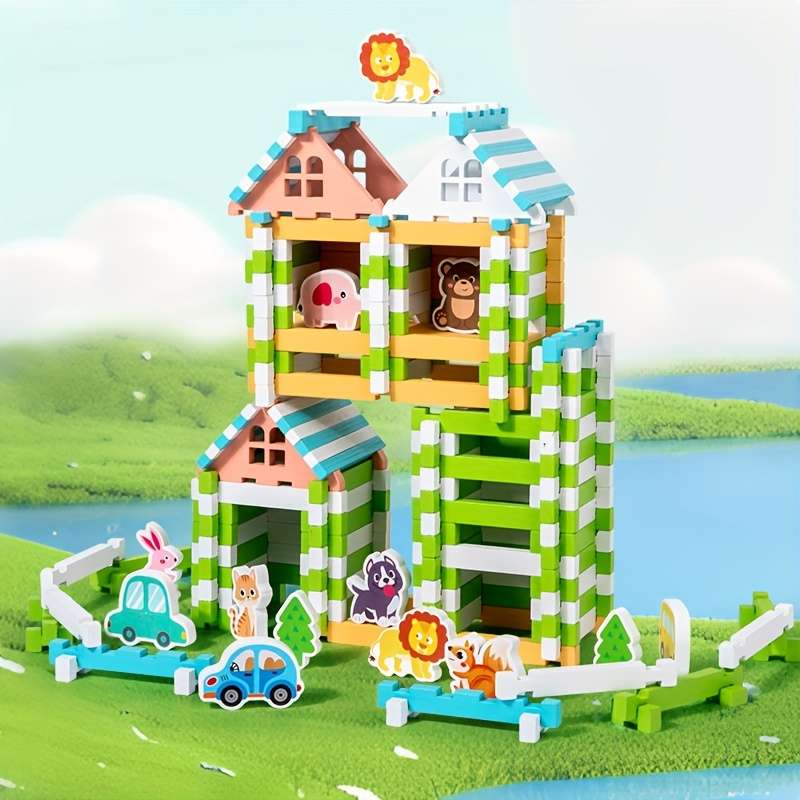 Building Toy Architectural Model Toy Set Items Mortise And Tenon Building Blocks