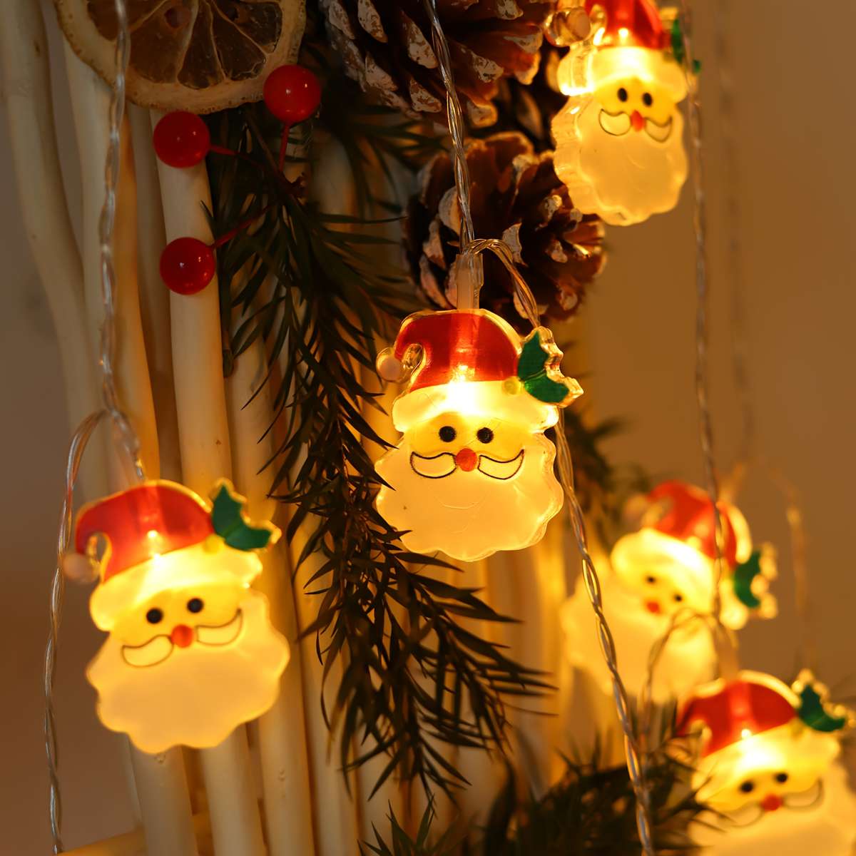 Christmas Lights Santa Claus 1.5M 10Led