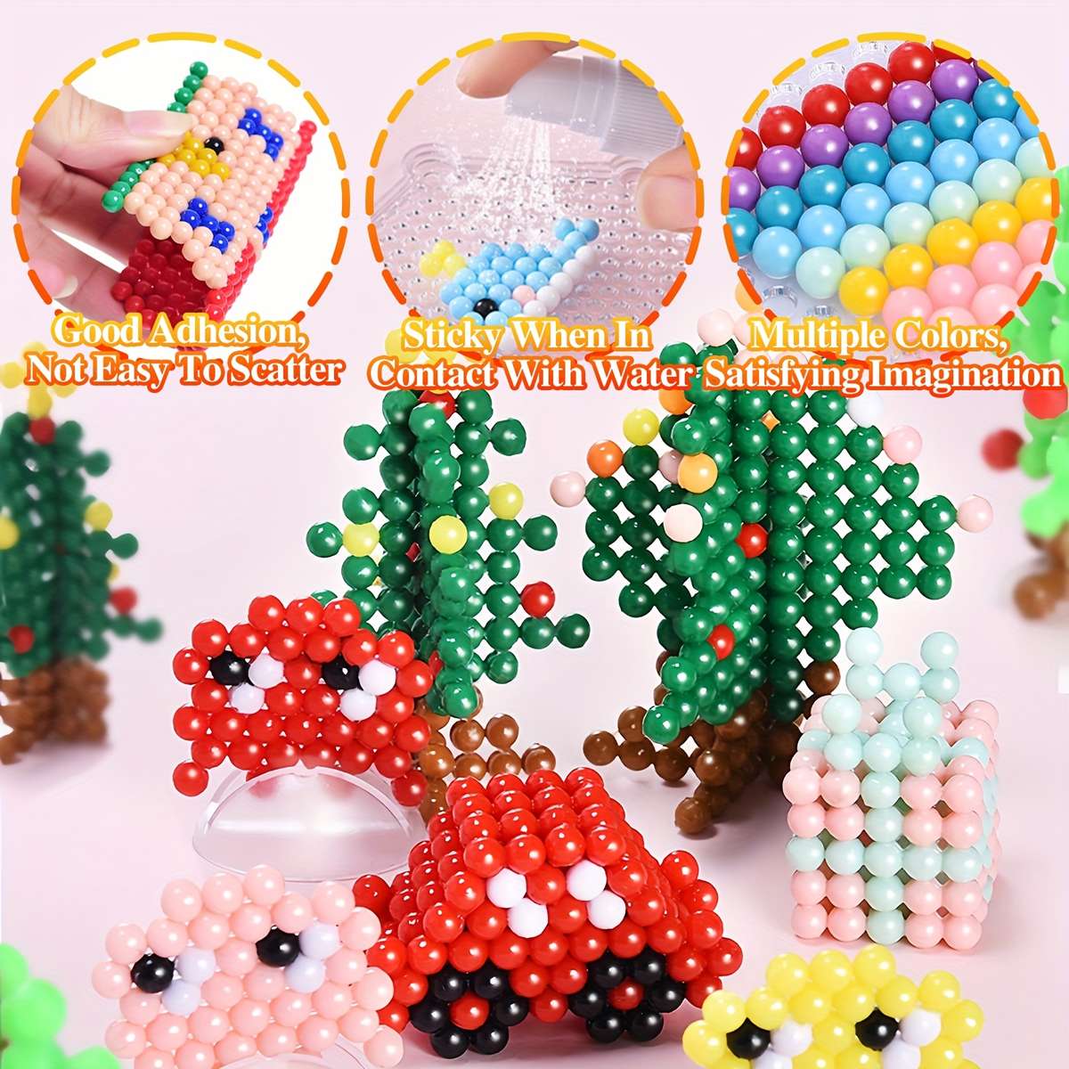 Perler Bead Set 24 Colors 3000Pcs With Tool Set