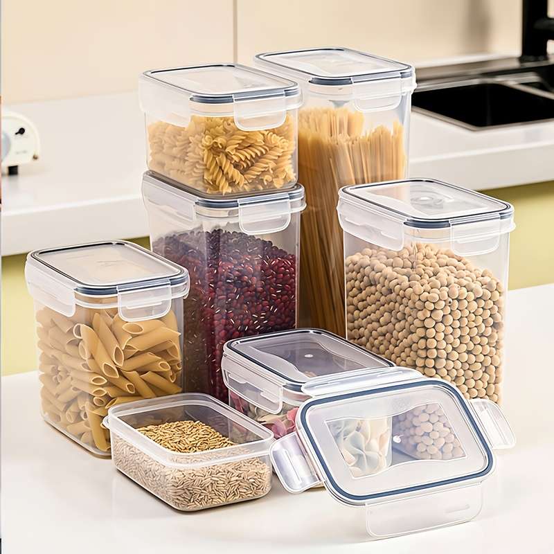 Sealed Jar Quantity 8Pcs 4 Containers  4 Lids