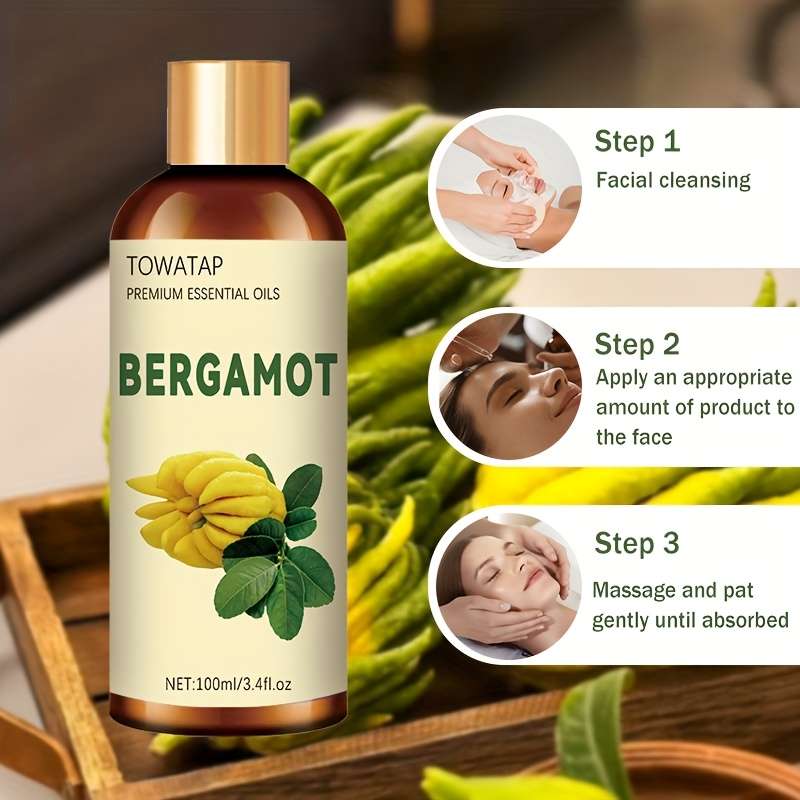 Towatap Bergamot Essential Oil 30ml 10ml 100 Pure Citrus Scent Long Lasting