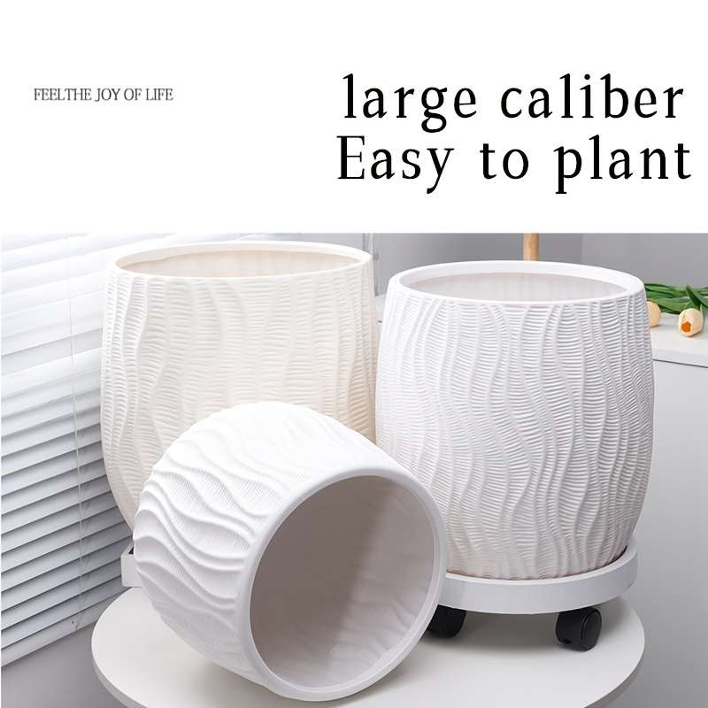 Flowerpot Items 180 White   18.01 Cm * 19.2 Cm Quantity2Pcs Pack