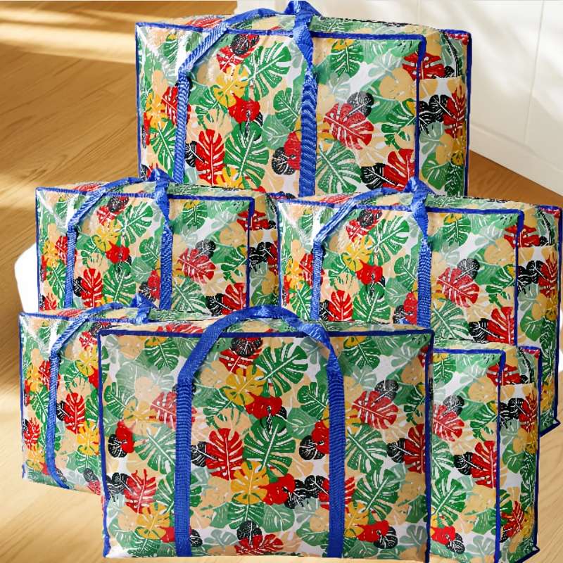 5Pcs Large Green Leaf Pattern Non Storage Green Leaf 3Pcs