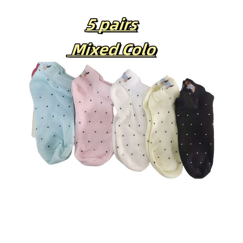 Women S Socks Color 5 Pairs Mixed Colo Size Onesize