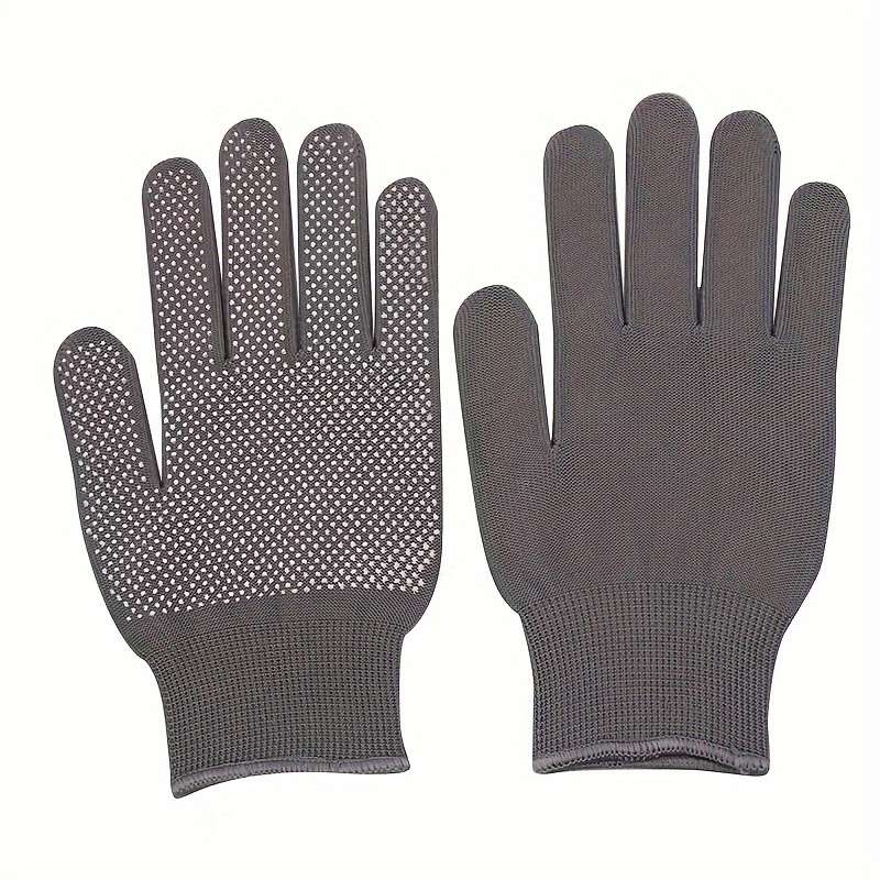 Work Gloves Color Gray Full Finger 2 Pairs